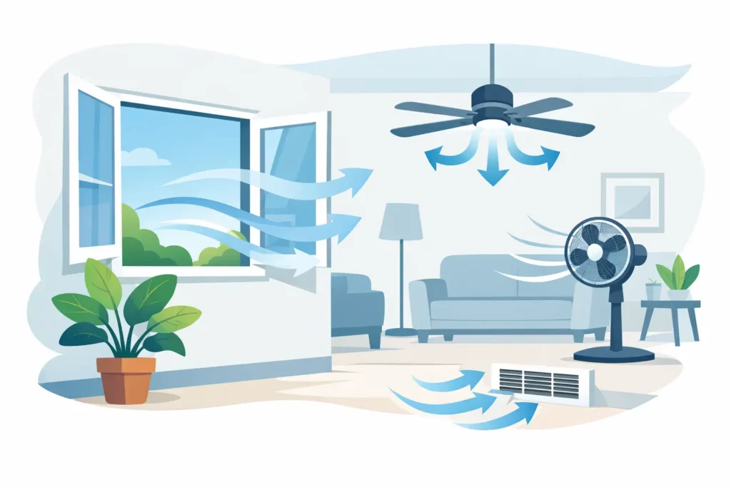 How to Improve Indoor Airflow at Home