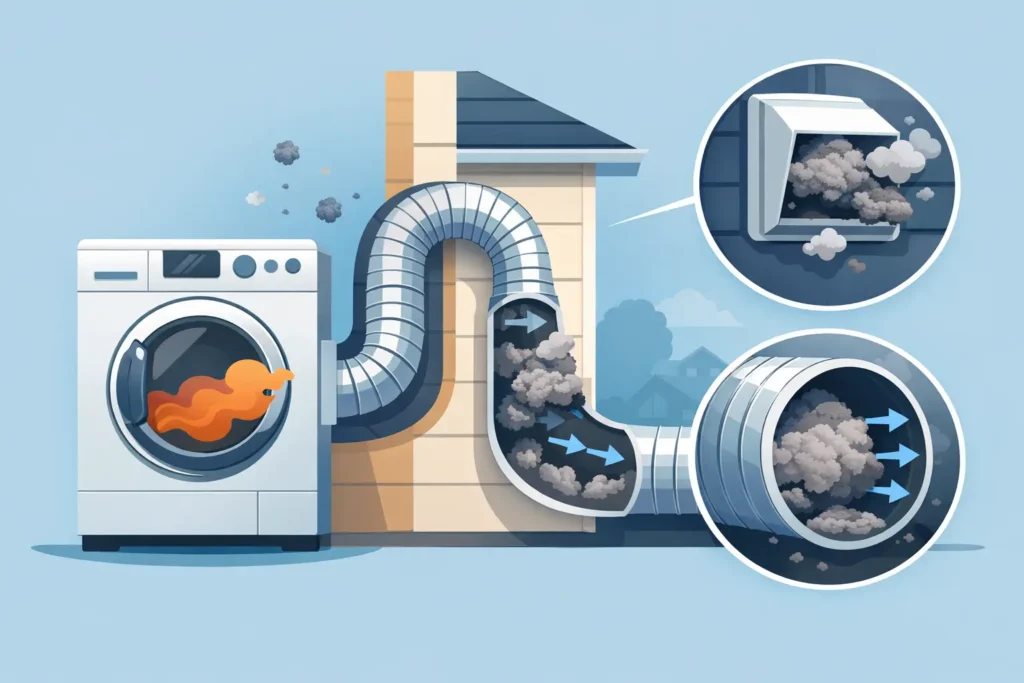 How to Know Dryer Vent Is Clogged
