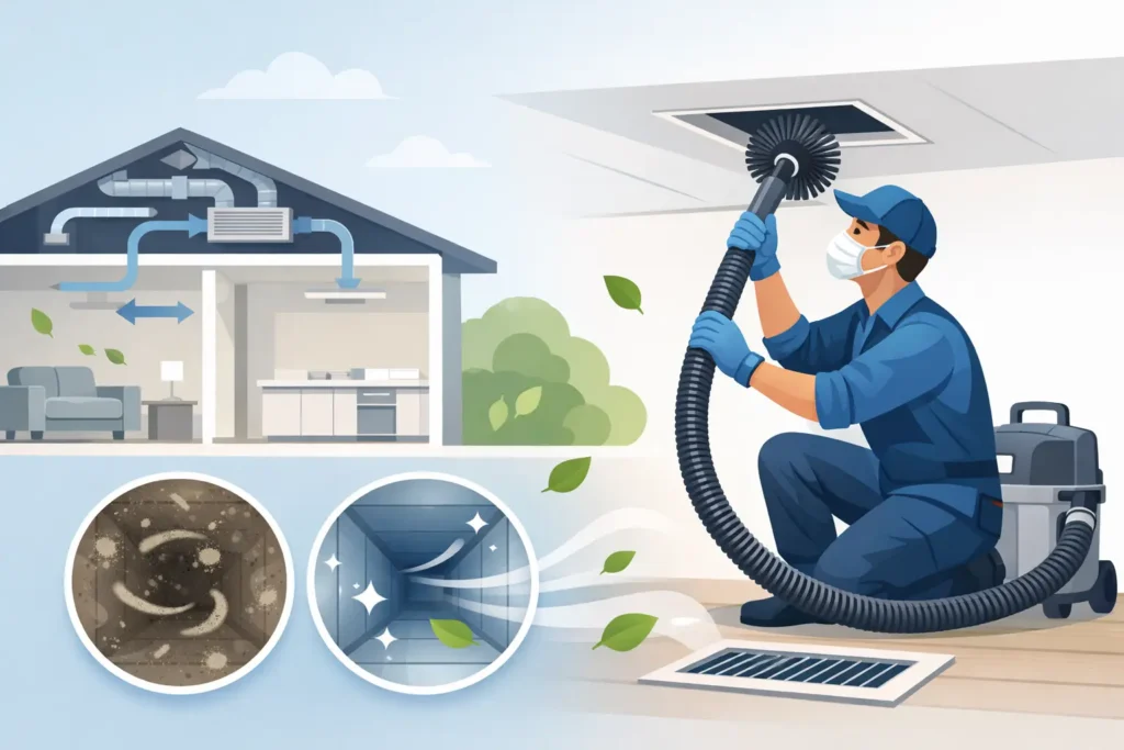 Residential Duct Cleaning That Actually Helps