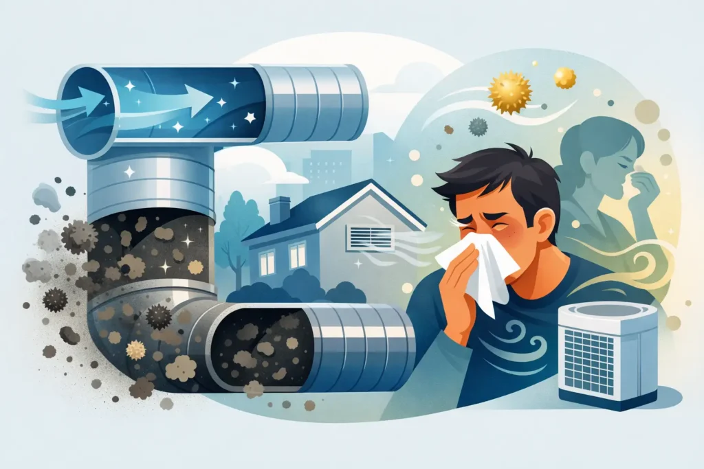 Can Dirty Air Ducts Cause Allergies?