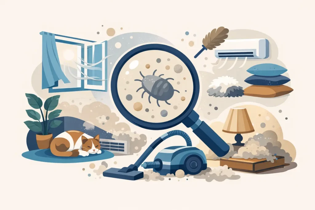 Top Causes of Excessive Household Dust