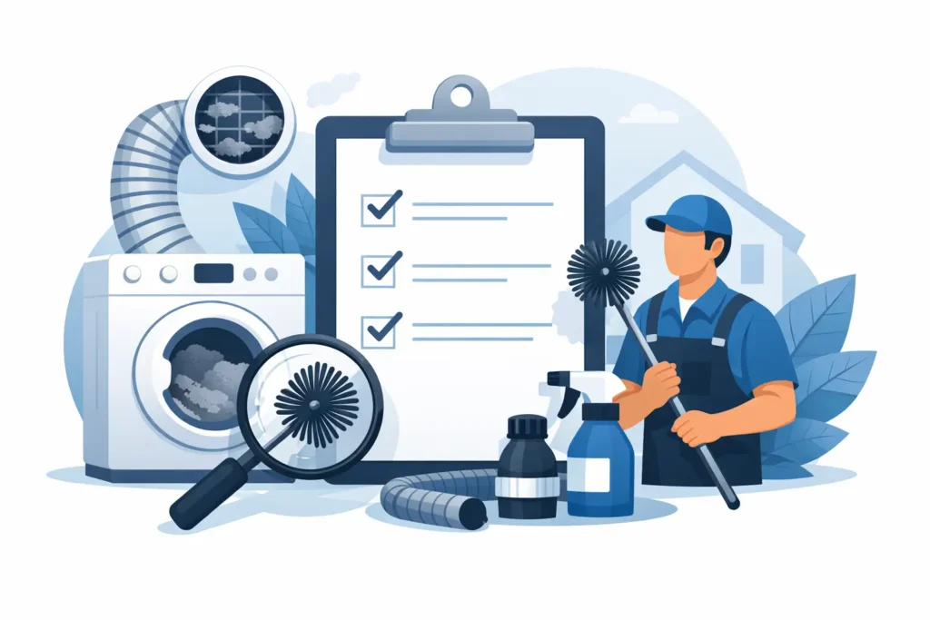 Dryer Vent Cleaning Company Review Checklist