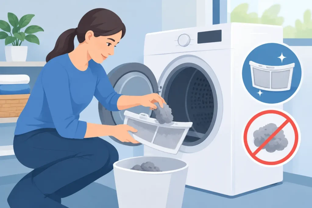 How to Prevent Dryer Lint Buildup Safely