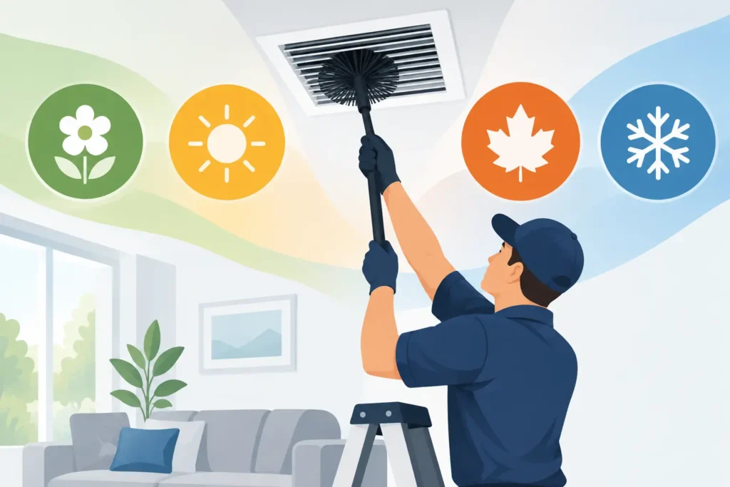 When to Schedule Seasonal Vent Cleaning Service